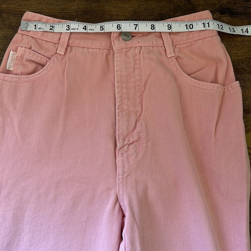 Vintage 90’s BONGO Light Pink High Waisted Cotton Mom-Jeans - Picture 4 of 12